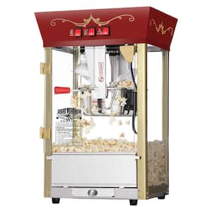 8 oz. Popcorn Red Antique Style Popcorn Popper Machine