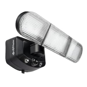 Alpha Series 1,200 Lumens 180-Degree Motion Activated Flood Light, Adjustable Heads and SwannForce Lights with Remote