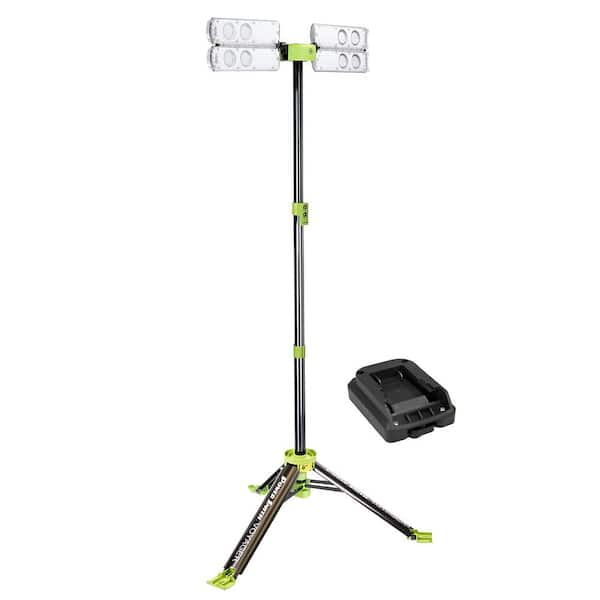 PowerSmith Voyager 8000 Lumens LED Light with DeWalt DC adaptor