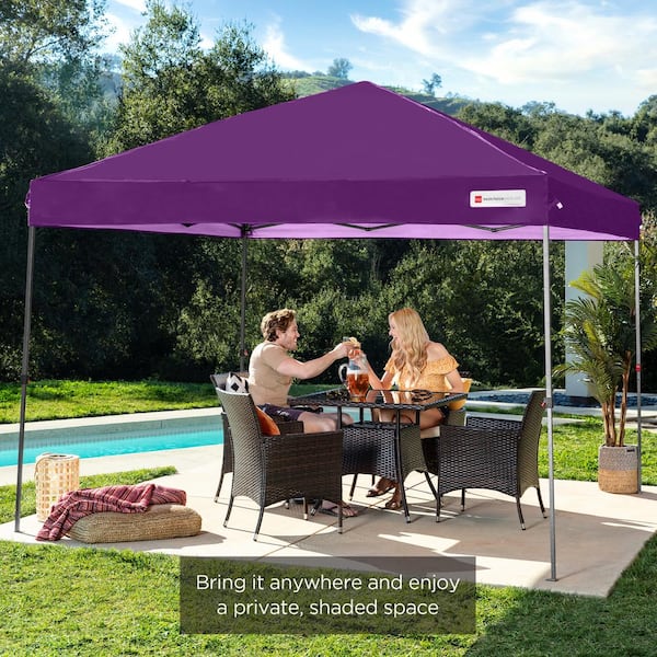 LAMPUP TENTOTENコラボ Best Choice Products 10 ft. x 10 ft. Amethyst Purple Easy