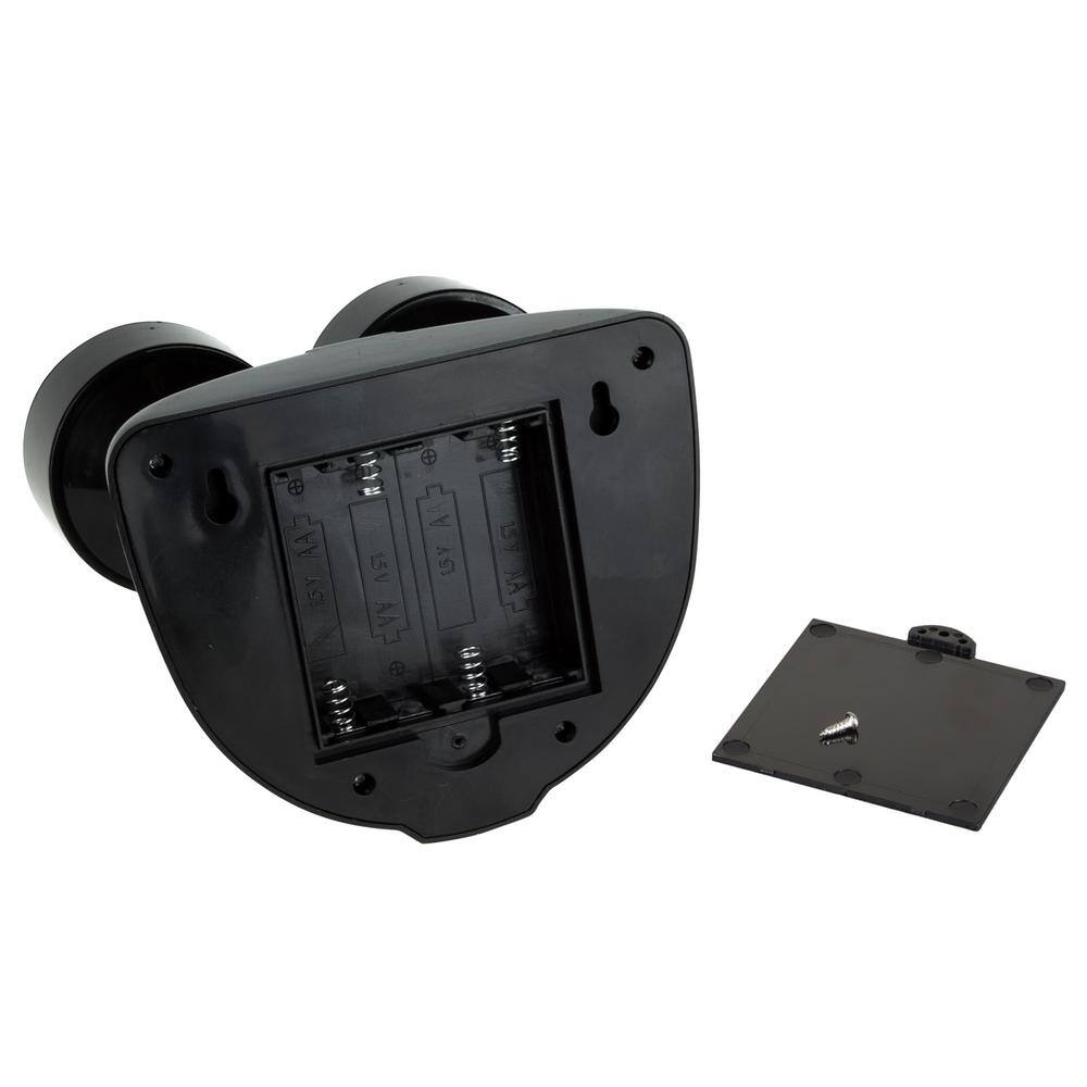 Black Dual Head Motion Sensor LED Security Light
