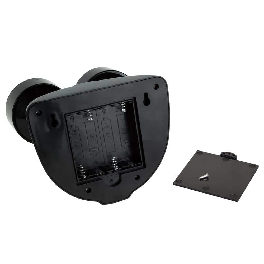Black Dual Head Motion Sensor LED Security Light