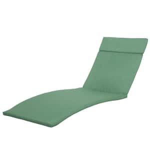 Miller Jungle Green Colored Outdoor Chaise Lounge Cushion (2-Pack)