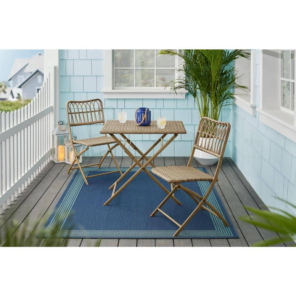 Nature’s Lawn & Patio Straightback Chair-Table Combo