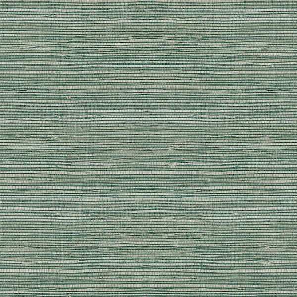 Emperor Grasscloth Emerald Wallpaper