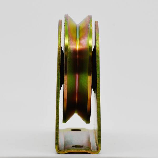 ALEKO 4 in. V-Groove Metal Gate Wheel for V-Profile Sliding Gate Tracks
