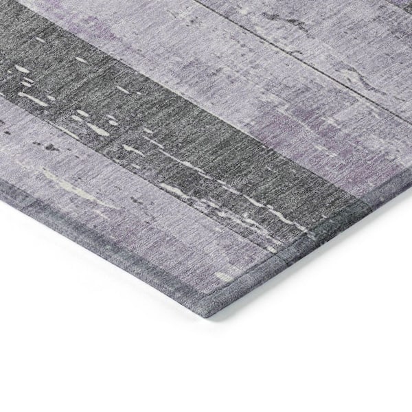 Chantille Machine Washable Indoor/Outdoor Abstract ACN1868 Lavender 9 ft. x 12 ft. Accent Rug