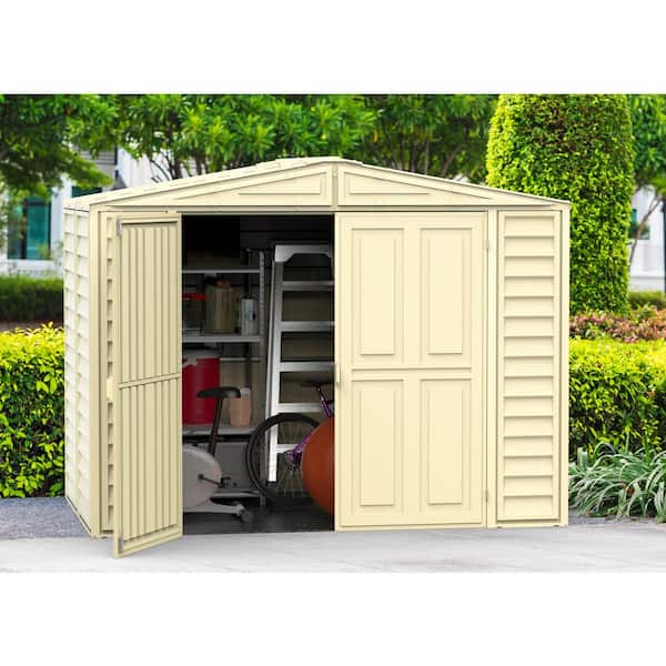 Duramax Building Products 8 ft. x 5.25 ft. Vinyl Shed with