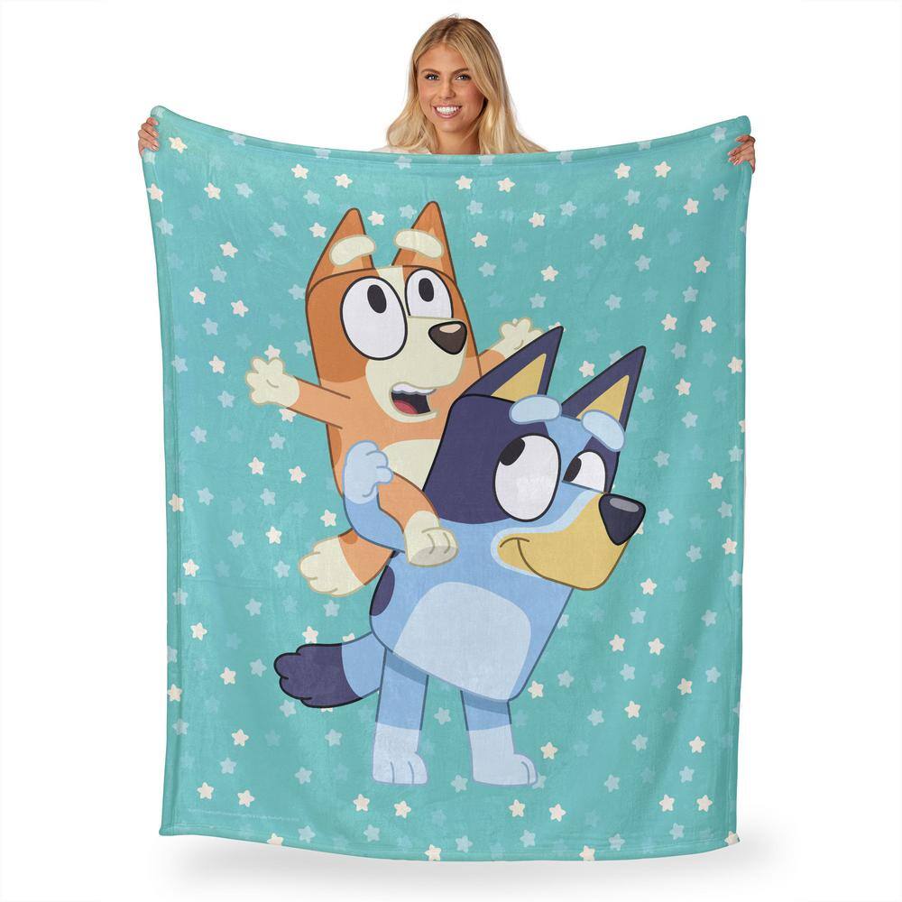 Bluey Big Play Multicolor Silk Touch Kids Throw Blanket