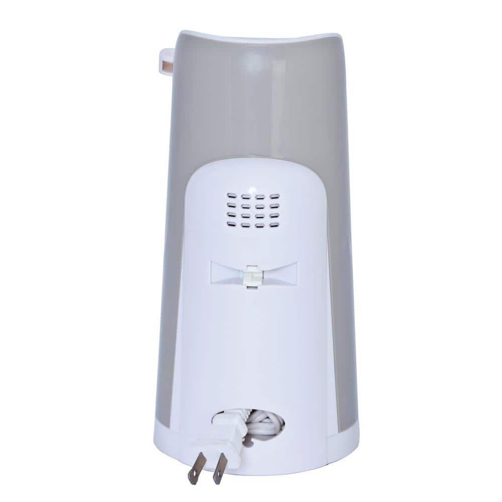 White and Gray Tall Electric Can Opener with Bottle Opener