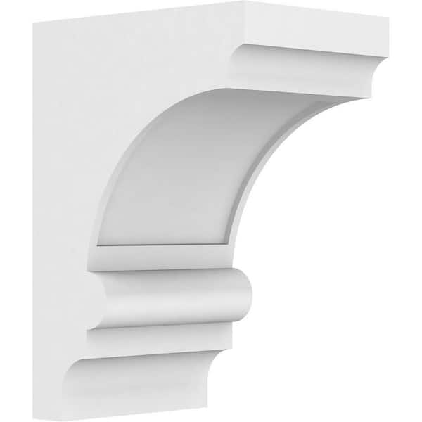 Ekena Millwork 7 in. x 14 in. x 10 in. Standard Diane Architectural Grade PVC Corbel