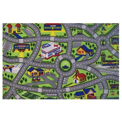 Fun Rugs Fun Time Driving Fun Multi 2 ft. x 2 ft. Area Rug FT 171 1929