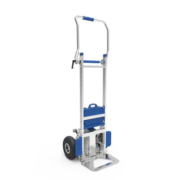 Cesicia 375 lbs. Capacity 400 Watt Electric Stair Climbing Hand Trucks Dolly with Edge Brake and Stairs Hover Function