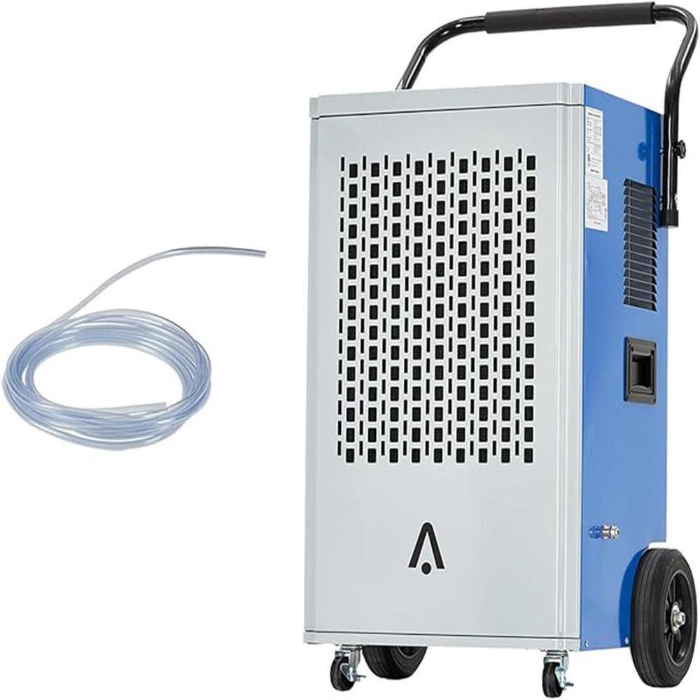 160 pt. 7,000 sq. ft. Powerful Dehumidifier for Basement in Blue, w/ Drain Hose, 20%-90% Adjustable Humidistat, CONT Run price history on PriceWatchPro