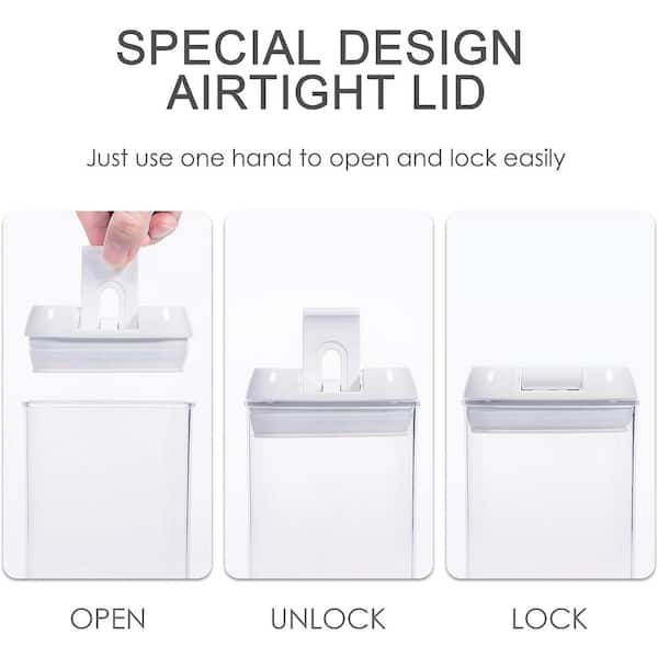 Aoibox 7-Piece Airtight Food Storage Container Set with Flip Lock