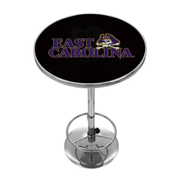 Trademark East Caroline University Chrome Pub/Bar Table