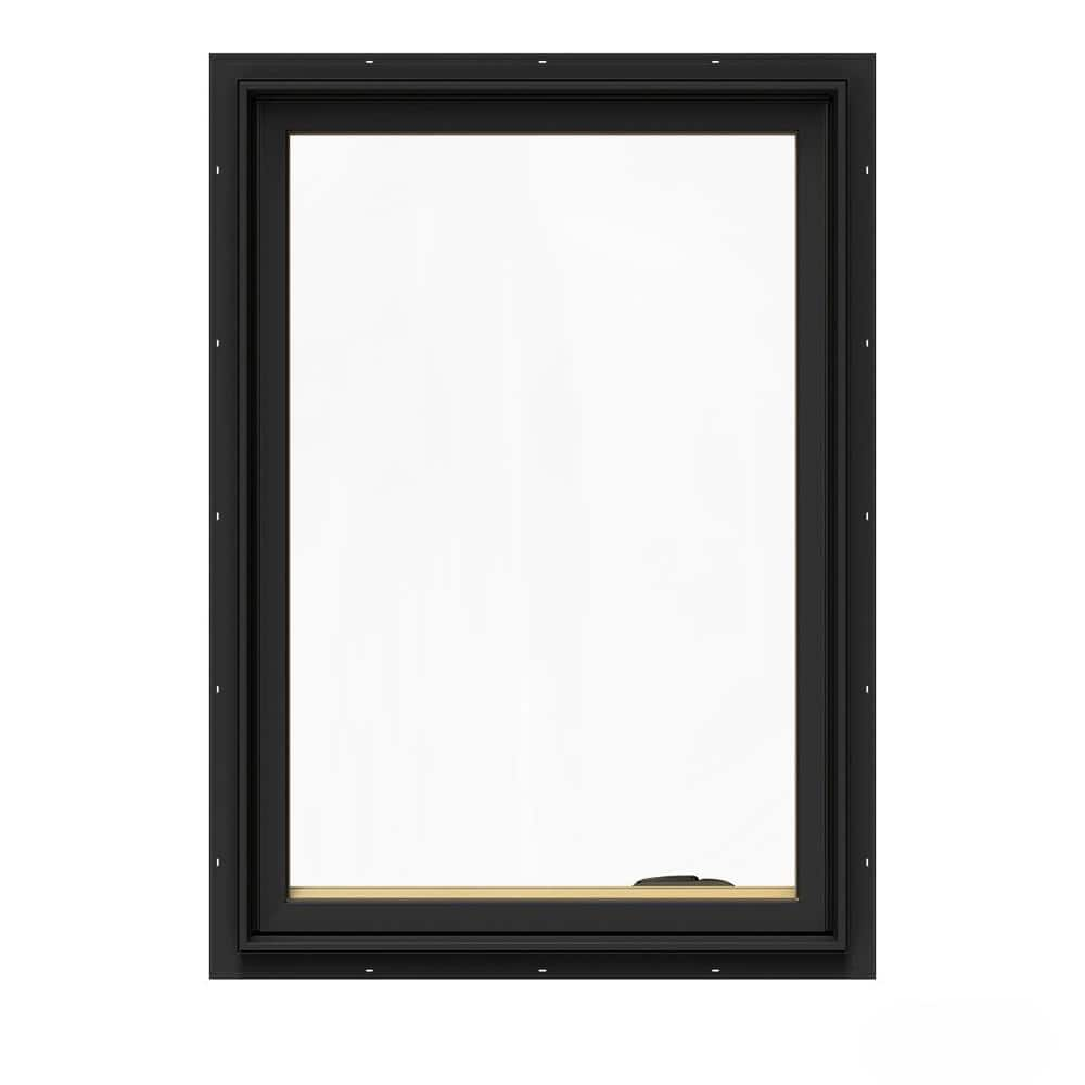 JELD-WEN 24.75 in. x 40.75 in. W-2500 Series Bronze Painted Clad Wood ...