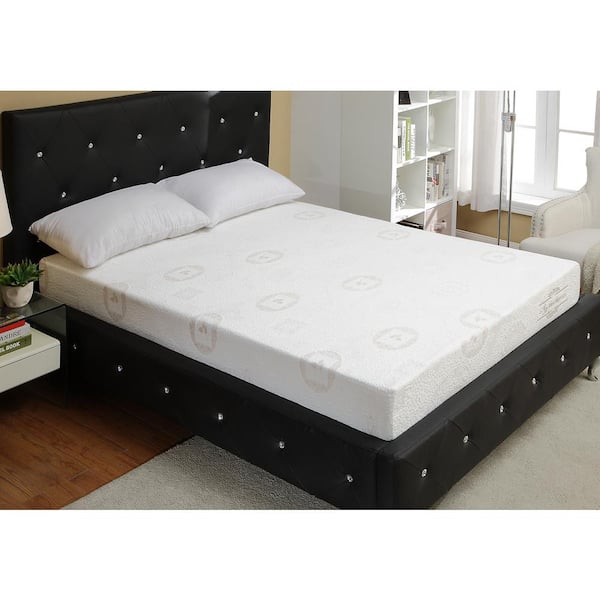 AC Pacific 8in. Firm Memory Foam Euro Top Twin Mattress