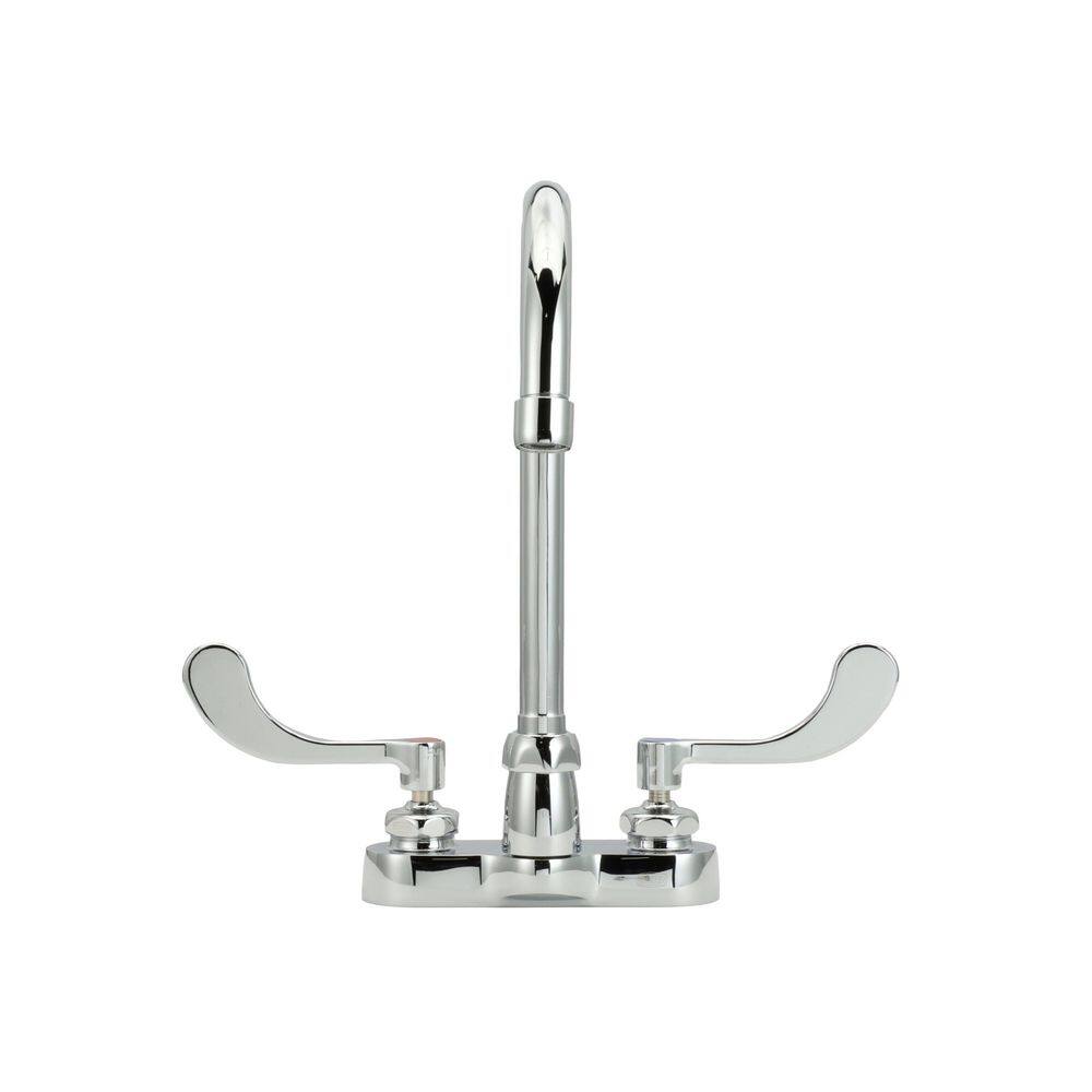 Zurn AquaSpec Gooseneck Faucet 4 in. Centerset 53/8 in. Spout 0.5 GPM VandalResistant Pressure