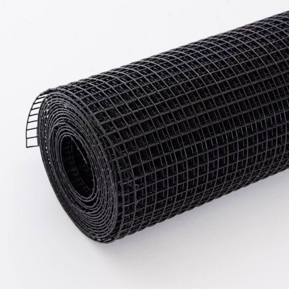 HOTEBIKE 1/4 in. x 24 in. x 50 ft. 21Gauge Black Iron Hardware Cloth for Garden Fence