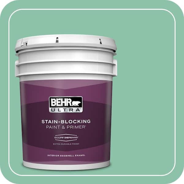 BEHR ULTRA 5 gal. Home Decorators Collection #HDC-WR14-8 Spearmint Frosting Extra Durable Eggshell Enamel Interior Paint & Primer