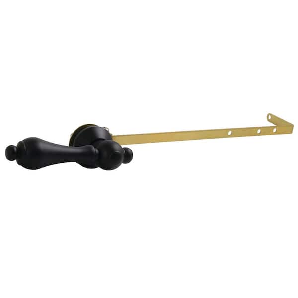 Bel-Air Universal Front or Side Mount Toilet Tank Lever in Matte Black
