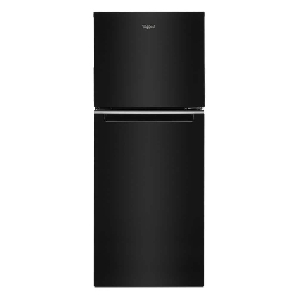 24 in. 11.6 cu. ft. Top Freezer Refrigerator in Black, Counter Depth, ENERGY STAR