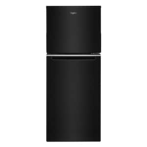24 in. 11.6 cu. ft. Top Freezer Refrigerator in Black, Counter Depth, ENERGY STAR