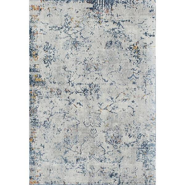 Rugs America Prescott Seafoam White 2 ft. x 4 ft. Area Rug