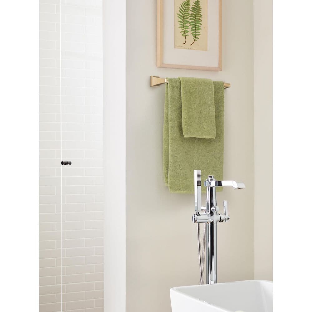 Champagne Bronze 18-Inch Wall Mounted Towel Bar