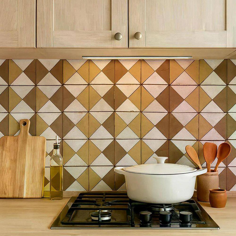 Brown and Gold R108 4 in. x 4 in. Vinyl Peel and Stick Tile (24 Tiles, 2.67 sq. ft. and Pack) price history on PriceWatchPro
