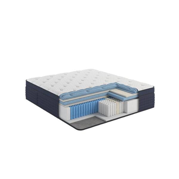 KINGSDOWN Passions Auburnwood Full Medium Firm 15 in. Euro Pillow