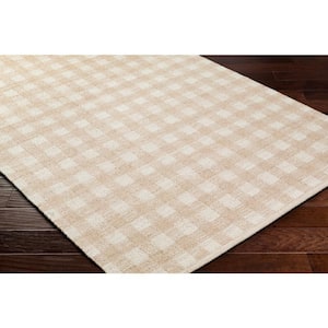 Mardin Tan Checkered 8 ft. x 10 ft. Indoor Area Rug