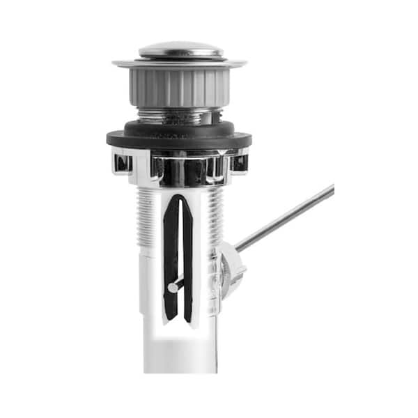 PF WaterWorks 2 in 1-Easy Pop-Up Plastic Pop-Up Drain, Chrome