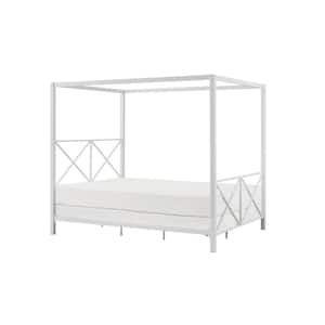 Robin White Full Size Canopy Bed