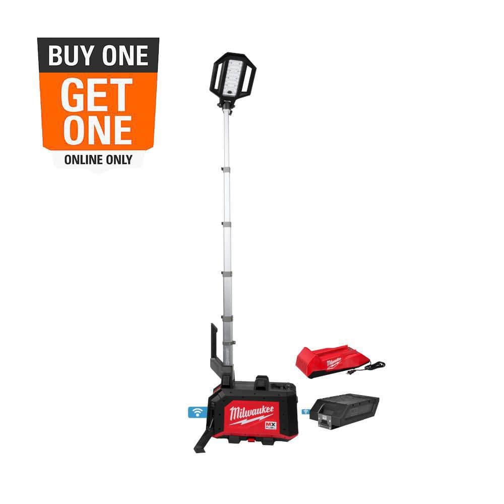 Milwaukee MX FUEL ROCKET Dual Power Compact Tower Light Kit with