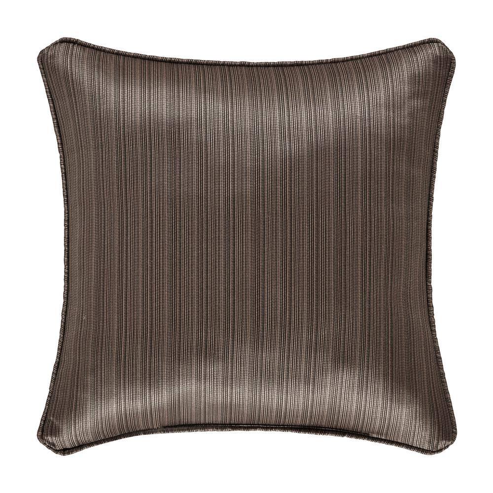 Mink Floral Medallion 18" Square Decorative Throw Pillow