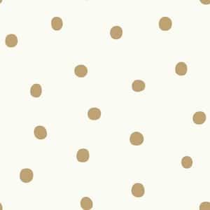 Gold Dots Peel and Stick Wallpaper (Covers 28.18 sq. ft.)
