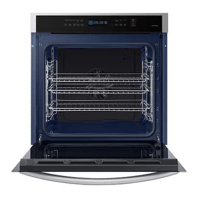 24 in. 3.1 cu. ft. Single Built-in Wall Oven with True Convection in Stainless Steel