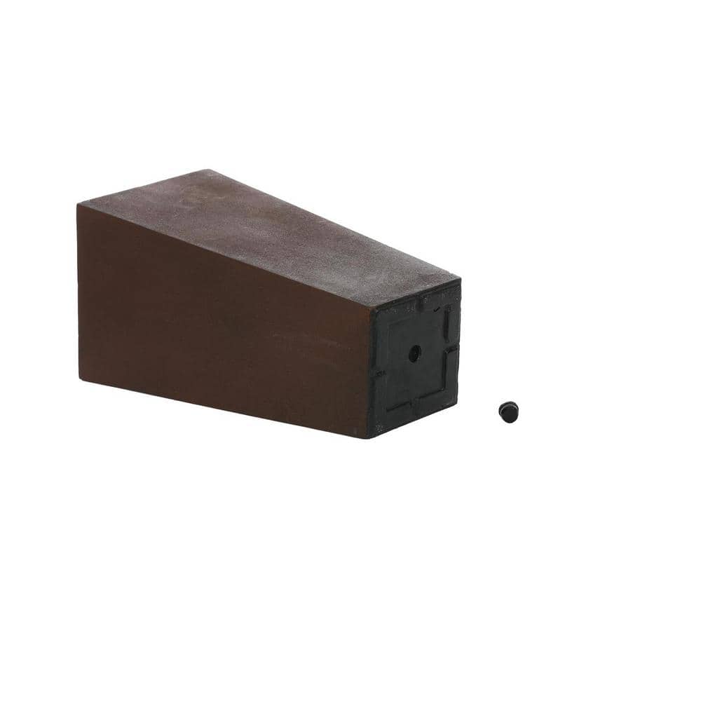 Rustic Brown Tall Square Tapered Planter
