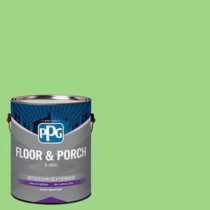 1 gal. PPG1224-6 Celery Sprig Satin Interior/Exterior Floor and Porch Paint