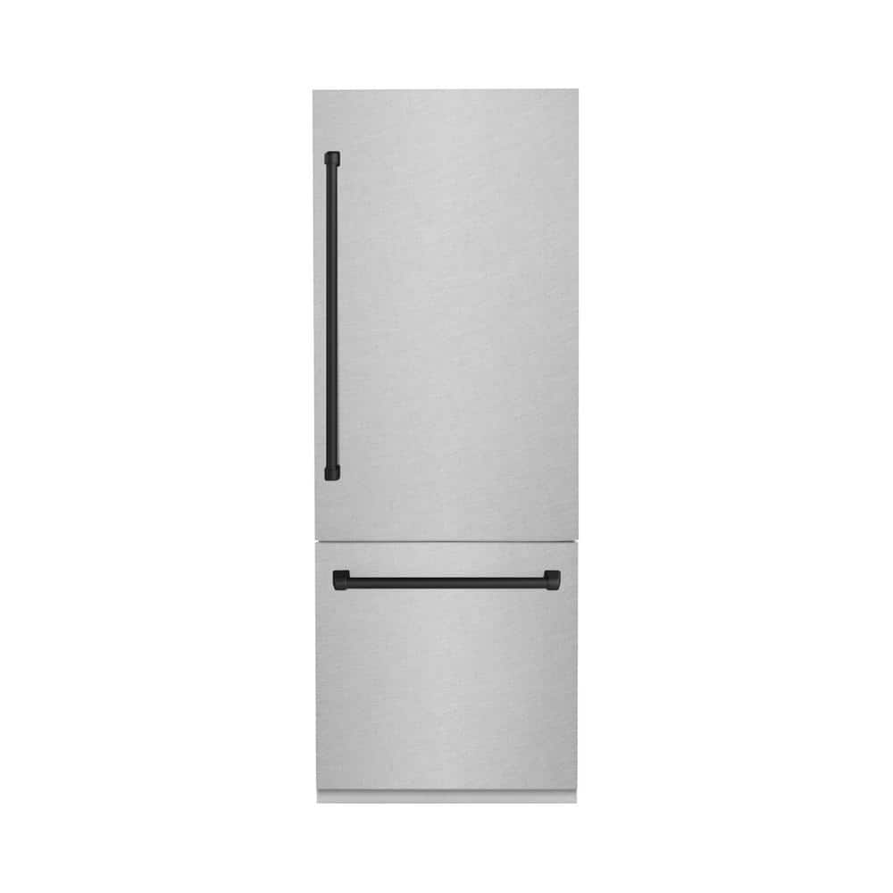 Autograph Edition 30 in. Built-In Refrigerator in Satin Stainless Steel with Matte Black Accents price history on PriceWatchPro