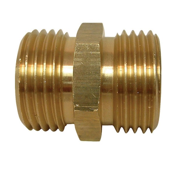 Everbilt 3/4 in. MHT Brass Coupling Fitting 801679 - The Home Depot