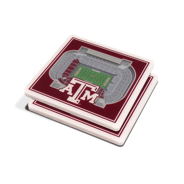 YouTheFan NCAA Texas A&M Aggies 3D StadiumViews Coasters