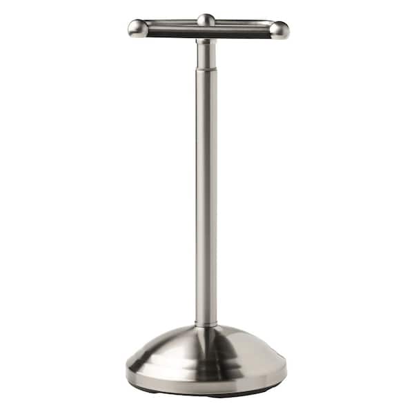 Portaloo Toilet Paper Stand White/Nickel - On Sale - Bed Bath