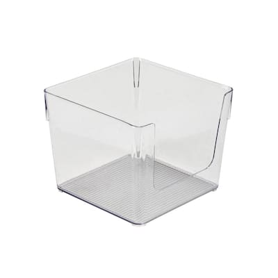 Simplify Large, Super Clear Storage Tote Bin