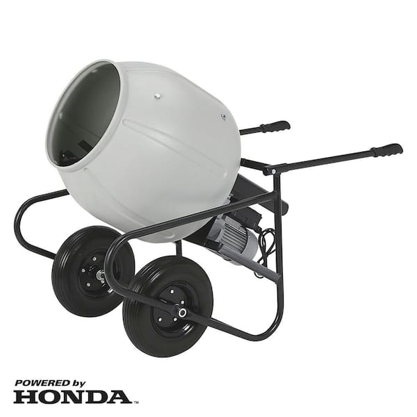 Klutch Portable Electric Cement Mixer : 3.5 cu. ft.