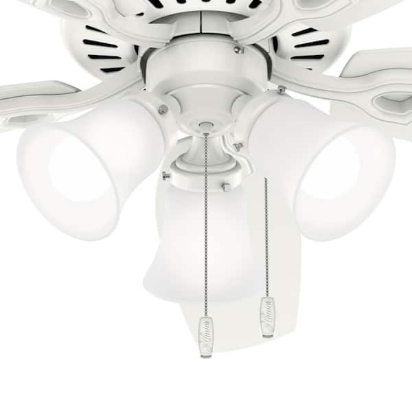 human@ファーム5キロ Hunter Builder 52 in. Indoor Fresh White Ceiling Fan with