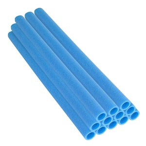 Machrus Upper Bounce 44 in. Blue Trampoline Pole Foam Sleeves Fits for 1.75 in. Dia Pole (Set of 12)