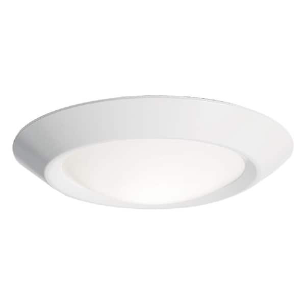 6RLS 10-Watt 700-Lumens 2700K 90CRI White Integrated LED Ceiling Flush Mount